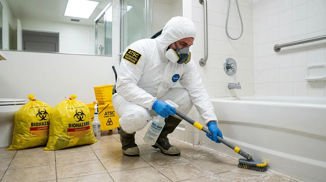 Decontamination equipment deployed for Blood Cleanup in Bow Bog